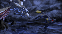 Pokemon umbreon Skarmory