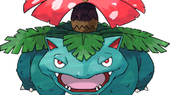 Pokemon Venosaur black background