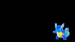 Pokemon Wartortle black background