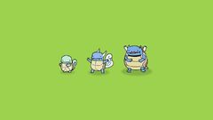 Pokemon Wartortle squirtle blastoise