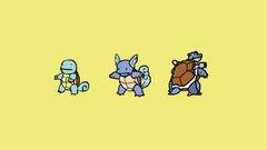 Pokemon Wartortle squirtle blastoise