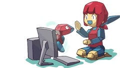 Pokemon white background Porygon