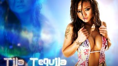 Poker Celebrity brunettes models Tila Tequila