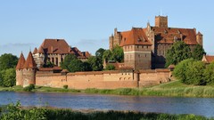 Poland architecture Malbork Castle mazury