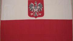 Poland flag high World