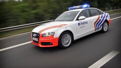 police Audi Car road vehicle