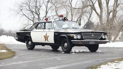 Police cars classic Chrysler patrol old cars Highways