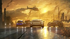 Police Helicopters cars races need for speed
