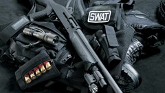 Police SWAT weapons