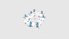 Police white background funny