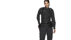 Police white background TV series Missy Peregrym