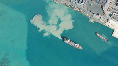 Pollution ships water