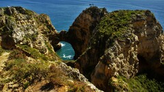 ponta da piedade Portugal nature coast rock