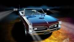 pontiac gto Car vintage vehicle digital art