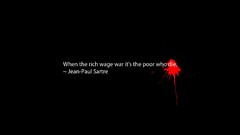 Poor Jean-Paul Sartre War