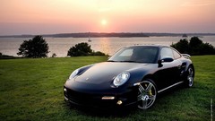 Porsche black cars
