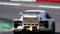 Porsche cars back view