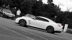 Porsche cars Nissan GT-R