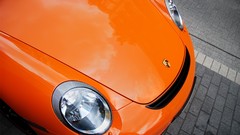 Porsche cars orange cars