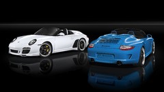 Porsche Speedster 911 pure blue