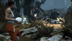 Portal 2 Chell video games screenshots