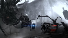 Portal 2 glados artwork video games