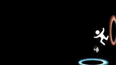 Portal black dark Simple