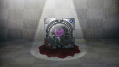 Portal blood Companion Cube
