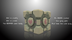 Portal Companion Cube game