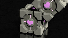 Portal Companion Cube portal