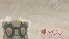 Portal Companion Cube portal