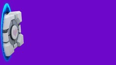 Portal Companion Cube portal