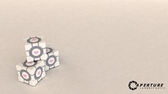 Portal Companion Cube portal