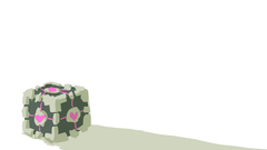 Portal Companion Cube weighted