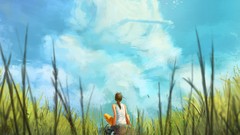 Portal fan art skies artwork Game characters