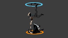 Portal (game) bioshock infinite Minimalism video games artwork