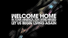 Portal text Typography welcome