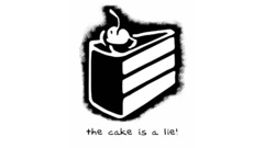 Portal the cake is