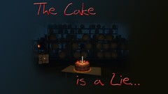 Portal the cake is