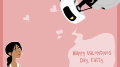 Portal valentines day Chell glados Aperture Laboratories