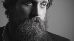 Portraits Sam Beam iron