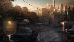 Post-apocalyptic biohazard buildings cities