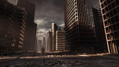 Post-apocalyptic cgi buildings 3D