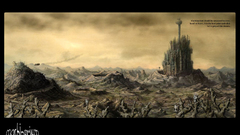 Post-apocalyptic fantasy art machinarium