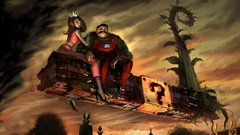 Post-apocalyptic Mario alternative art