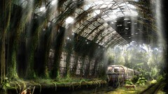 Post-apocalyptic trains