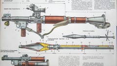 Posters schematic infographics RPG-7