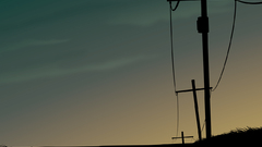 Power lines artwork Art