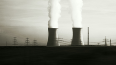 Power plants power lines