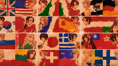 Powers Hetalia Flags Anime